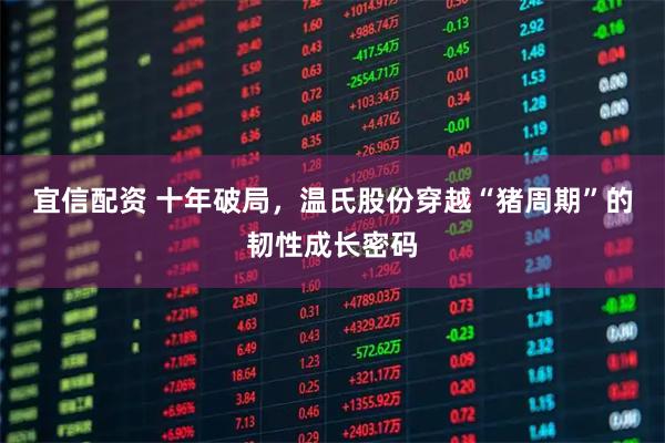 宜信配资 十年破局，温氏股份穿越“猪周期”的韧性成长密码