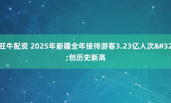 旺牛配资 2025年新疆全年接待游客3.23亿人次 创历史新高